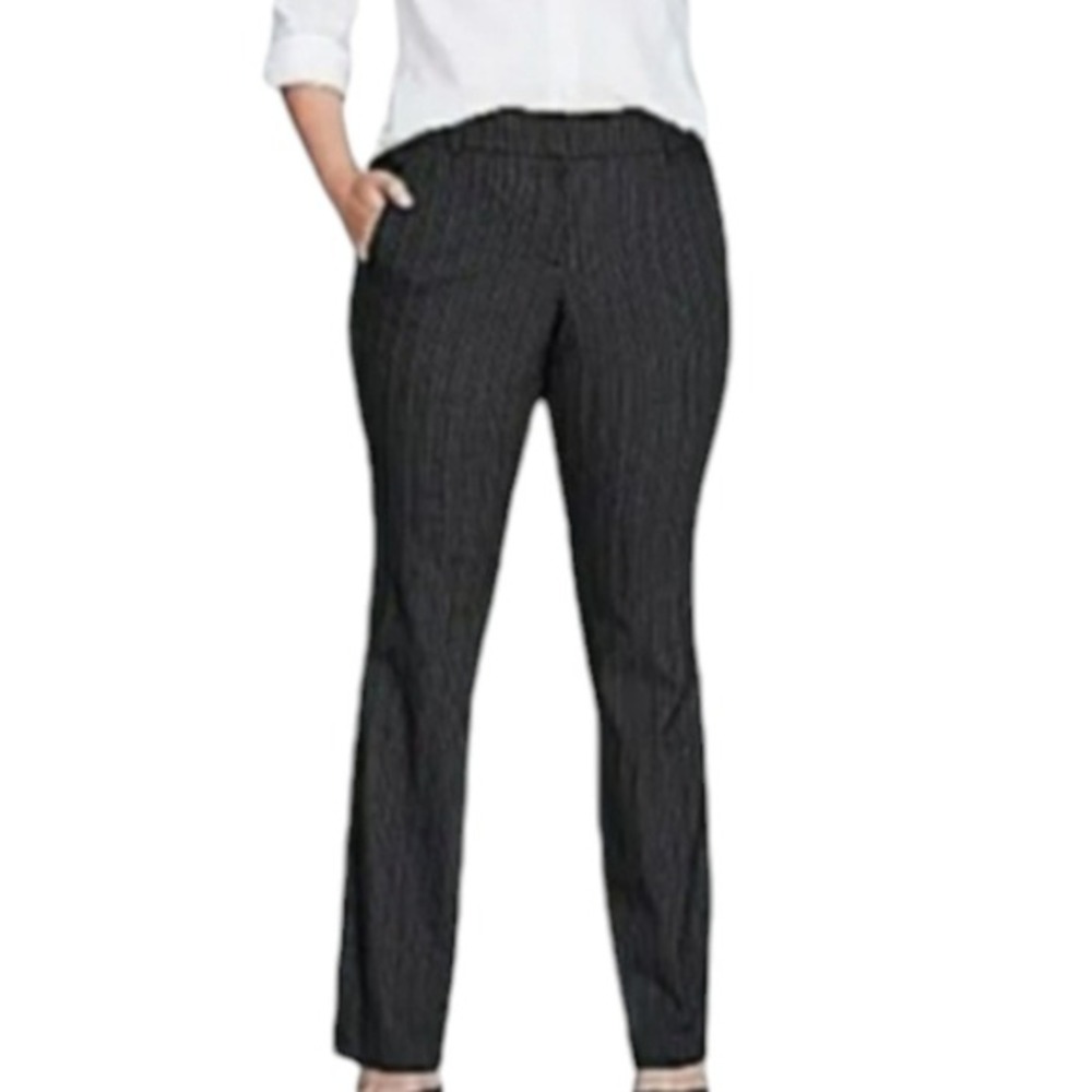 Lane Bryant‎ The LENA Pin Striped Wide Leg Comfy Dress Pants Plus Size 28